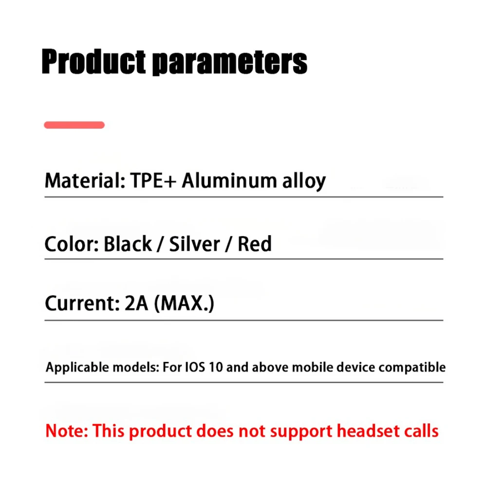 For Lighting to 3 5mm Jack Headphone Aux Audio Adapter For iPhone X 7 8 Plus OTG Adapter Converter Splitter Support IOS System