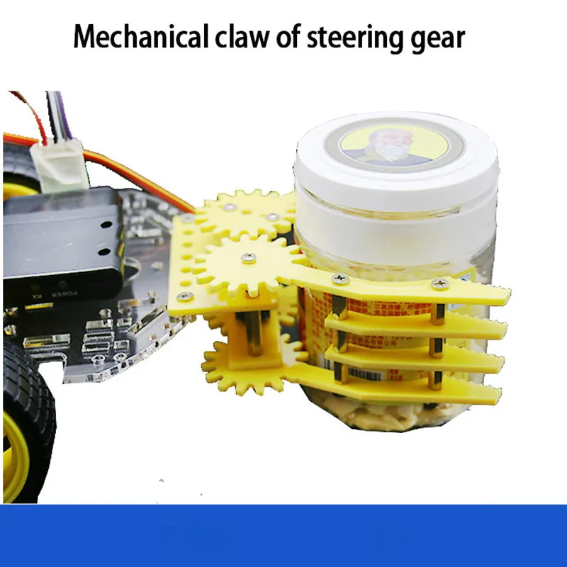 9 G Steering Gear Mechanical Claw Robot Accessories Symmetrical Grasping Manipulator Gripper Smart Car Diy | Игрушки и хобби