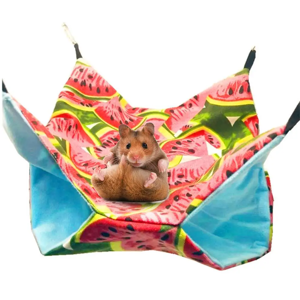 

Pet Hammock Hamster Hang Mat Guinea Pig Chinchilla Rabbit Cage For Hamsters Pet Sleeping hammock Hanging Bed Accessories