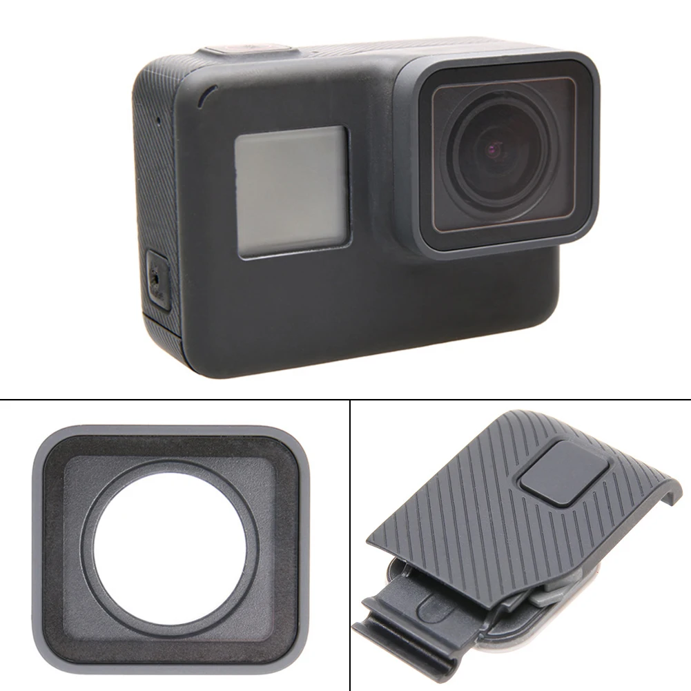 

Black Waterproof USB-C Mini HDMI Port Cover UV Filter Lens Side Door Protector Repair Part For GoPro Hero 5 6 Camera Accessory