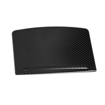 

Carbon Fiber Styling Water Cup Panel Cover Sticker Trim for A6 C7 A7 Interior Console Armrest Storage Box Decoration Frame