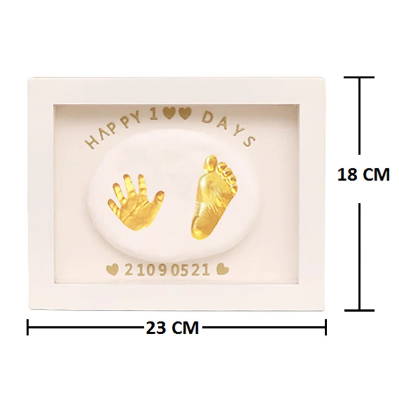 3d Diy Non Toxic Handprint Footprint Soft Clay Baby Imprint Children S Photo Frame Hand Casts Babies Home Decoration Child Gifts 3d Clay Diy Clayclay Diy Aliexpress