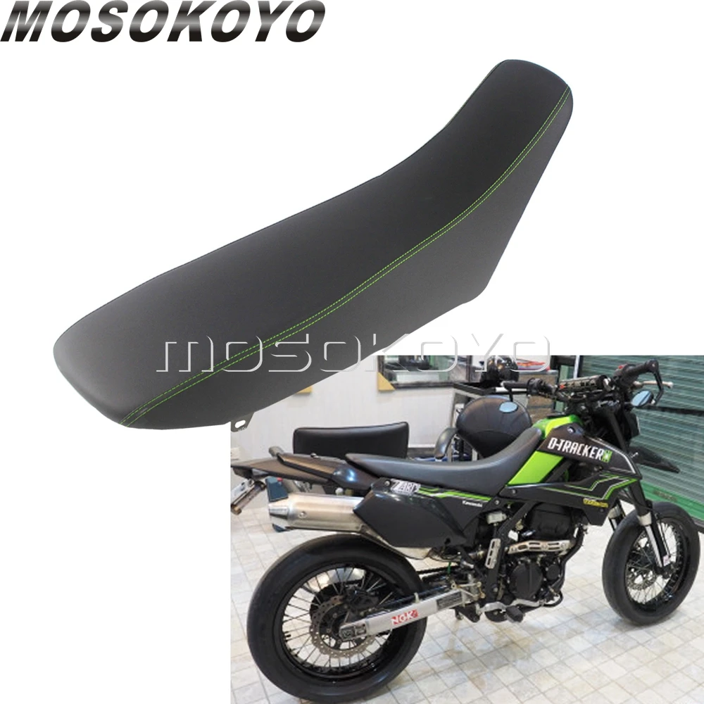 

1x Black Motocross Soft Foam Core Seat Cushion for kawasaki KLX250 2009-2019 Supermoto Seats Cover Base Assembly