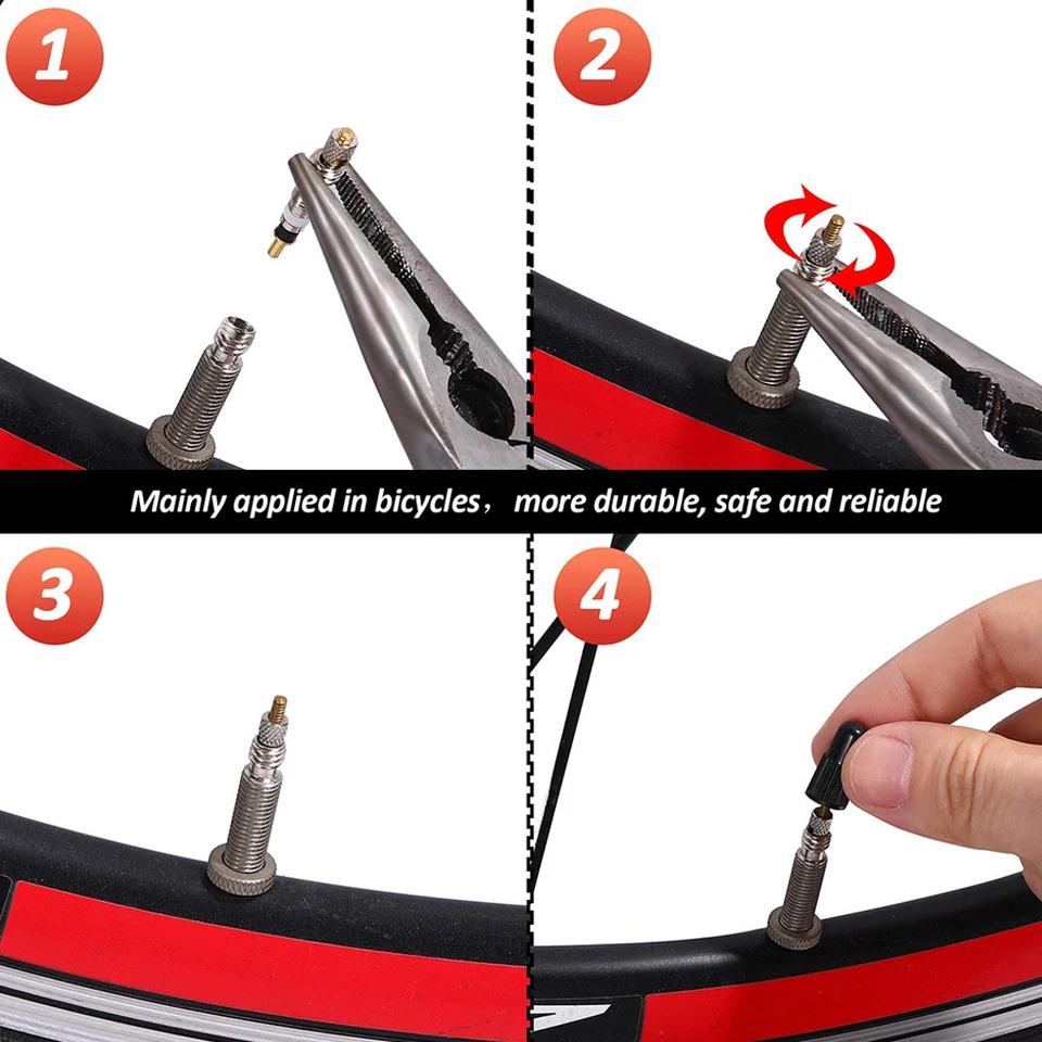 Zerodeko 2 Ensembles Remplacement De Cœur De Valve Presta pour Vélo De