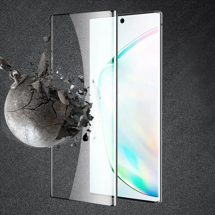 Полное покрытие из закаленного стекла для samsung Galaxy Note 10 pro 8 9 Note10 S10E S10 5G S9 S8 Plus S7 Защитная пленка для экрана