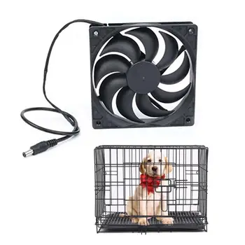 

Mini Universial Solar Powered Fan Ventilator For Dog Greenhouse Chicken House Energy-saving Cooling