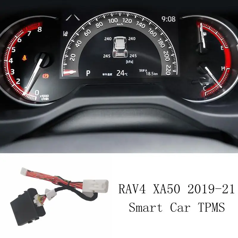 Автомобильный цифровой ЖК-дисплей TPMS для Toyota Rav4 2019 2020 2021 Xa50 | Автомобили и