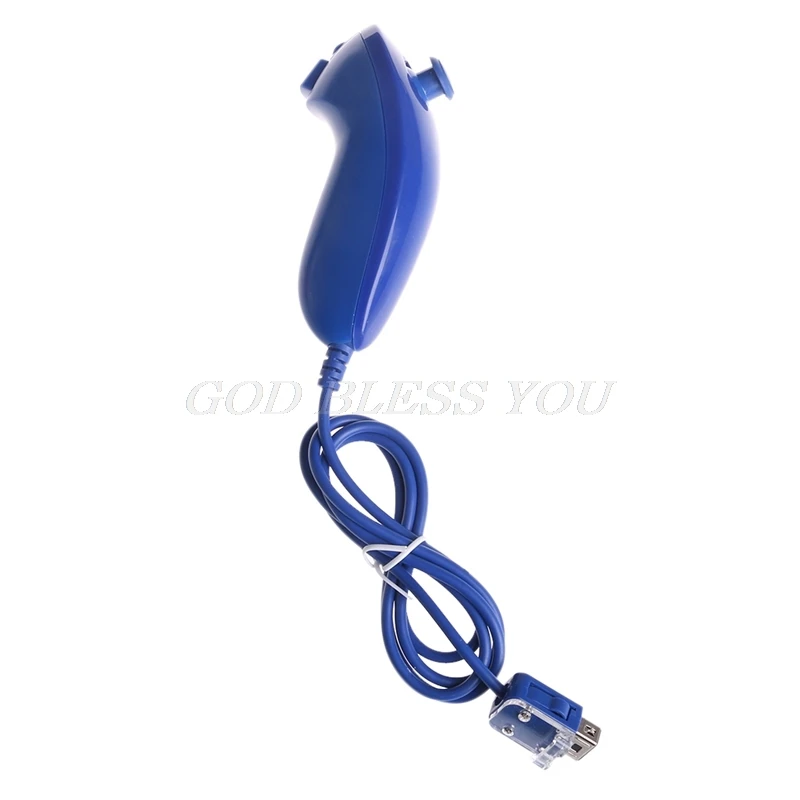 Nunchuck Nunchuk Video Game Controller Remote For Nintendo For Wii Console 5 Colors Drop Shipping 