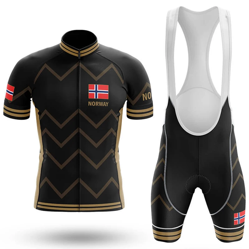 New Cycling Sets Bike uniform Norway Summer Jersey Set Road Bicycle Jerseys MTB Wear Breathable Clothing | Спорт и развлечения