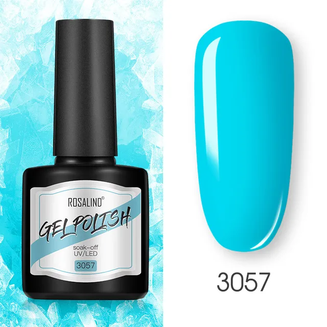 ROSALIND 8ml Gel Nail Polish Shiny Matte Effect Gel Polish For Manicure Nail Art Design Semi Permanent Painting Varnishes Gel RS17-3057