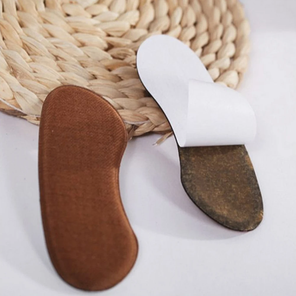 Hot 1Pair Sticky Fabric Shoe Back Heel Inserts Insoles Pads Cushion Liner Grips Shoes Pads Anti-slip Inserts Heel sticker
