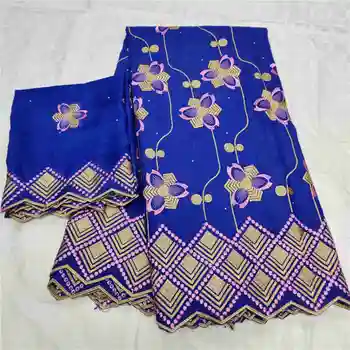 

Fashion Latest Design Swiss lace fabric African Swiss Voile Lace soft Fabric for party dress 5yards+2yards