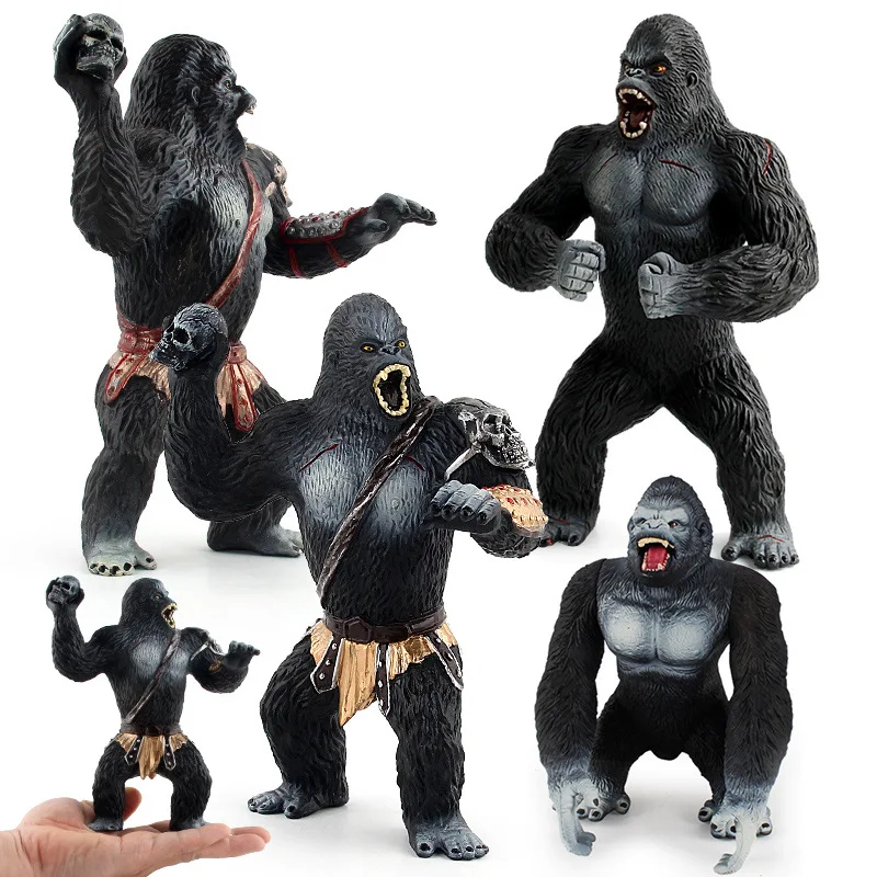 

Multi-Model Gorilla Animal Model Black Gorilla Model Monkey Wild Animal Gorilla Model Toy