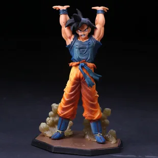 Аниме гаражный комплект модель qlz Dragon Ball герой Трансцендентные навыки синей волос chao sai Бог Гоку в коробке украшения