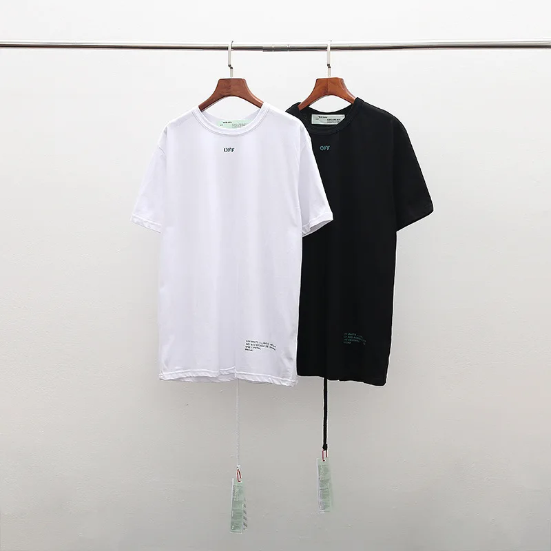 

Off Summer Leaf Texture Arrowhead Printing Short-sleeved T-shirt Europe And America Popular Brand European Version of Loose-Fit