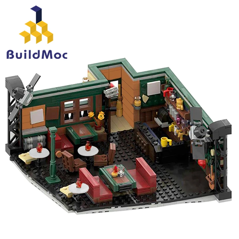 Buildmoc Ideas паб Макларен как я встречаюсь совместим с вашей мамой 21319 друзья
