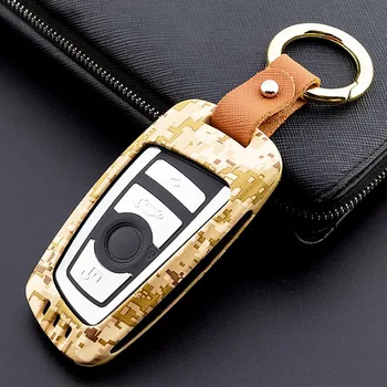 

Car Remote Alarm Key Case Cover For BMW F30 F32 320li Key Case Cap Hard Shell Remote Control Key Cover Holder Key Chain Ring