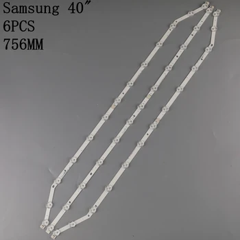 

3pcs 12/13LED 76CM LED strip for Samsung UH40H6203AF 2013SVS40 LM41-00001V LM41-00001W BN96-28766A BN96-28767A