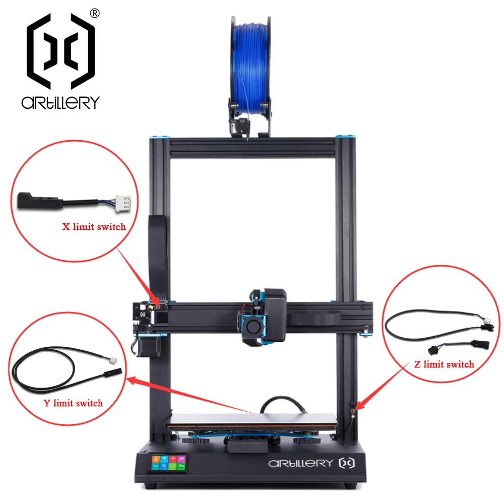 Artillery 3D Printer Sidewinder X1 AND Genius XYZ Limit Switch