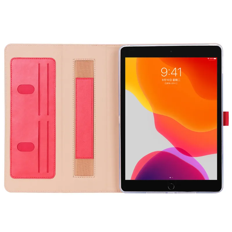 Магнитный умный кожаный чехол для iPad 10,2, чехол для планшета 7-го поколения, чехол для iPad 10,2+ ручка