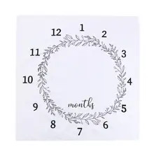 Новорожденный плед для фотографирования ребенка венок из листьев одеяло коляска Пеленать Обернуть аксессуары для фона подставка под фото