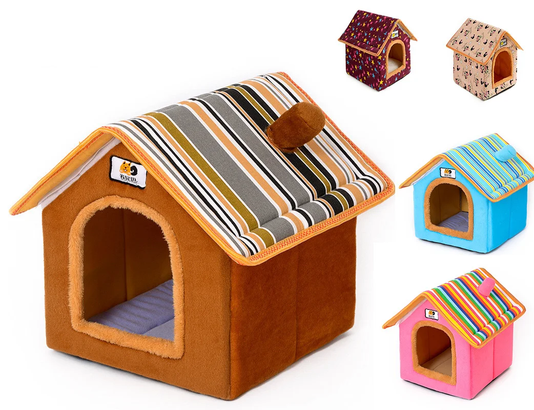 cheap XS L Pet Cat Dog Bed House Washable Waterproof amp;no Fade Small Pet House Hand Wash amp; Mechanical Wash Breathable Dogs Cage