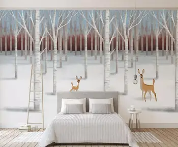 

[Self-Adhesive] 3D Fawn In The Woods 5641328 Wall Paper mural Wall Print Decal Wall Murals