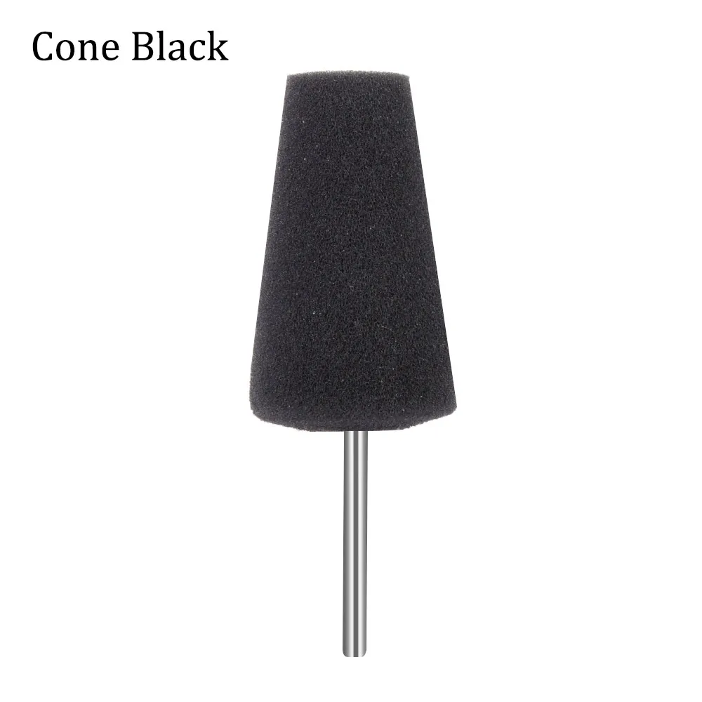 Cone Black Новая круглая Чистящая губка конуса колеса автомобиля металлический концентратор полировка хвостовик полирующая Пена Pad инструменты для обслуживания автомобилей - Цвет: Cone Black