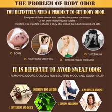 Лосьон для удаления запаха подмышек антиперспирант очищающее средство дезодорант уход за запахом тела QRD88