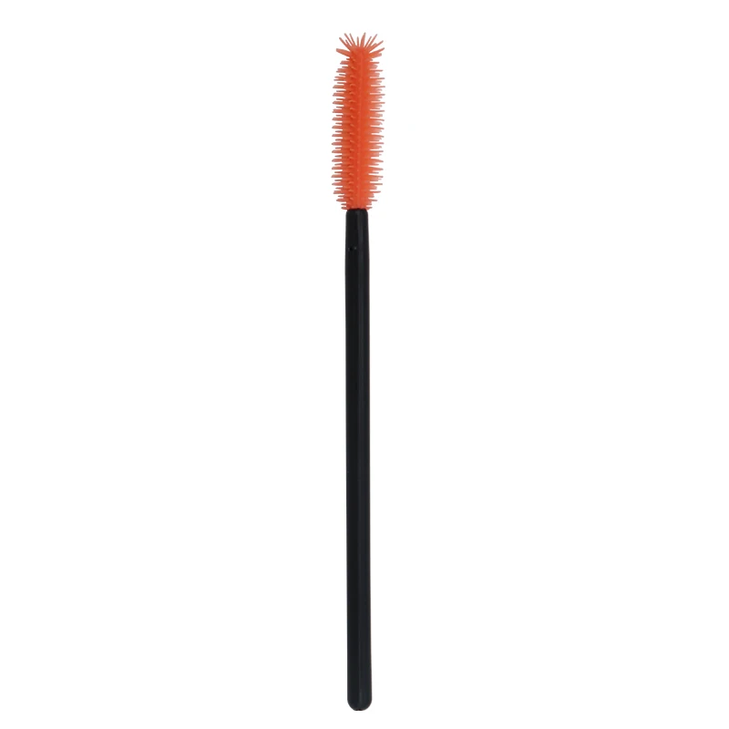 Orange-Pineapple 200 шт. одноразовые гелевые, для ресниц силиконовая губка расческа наращивание ресниц тушь для ресниц палочки Профессиональный Красота удлинение ресниц инструменты - Цвет: Orange-Pineapple