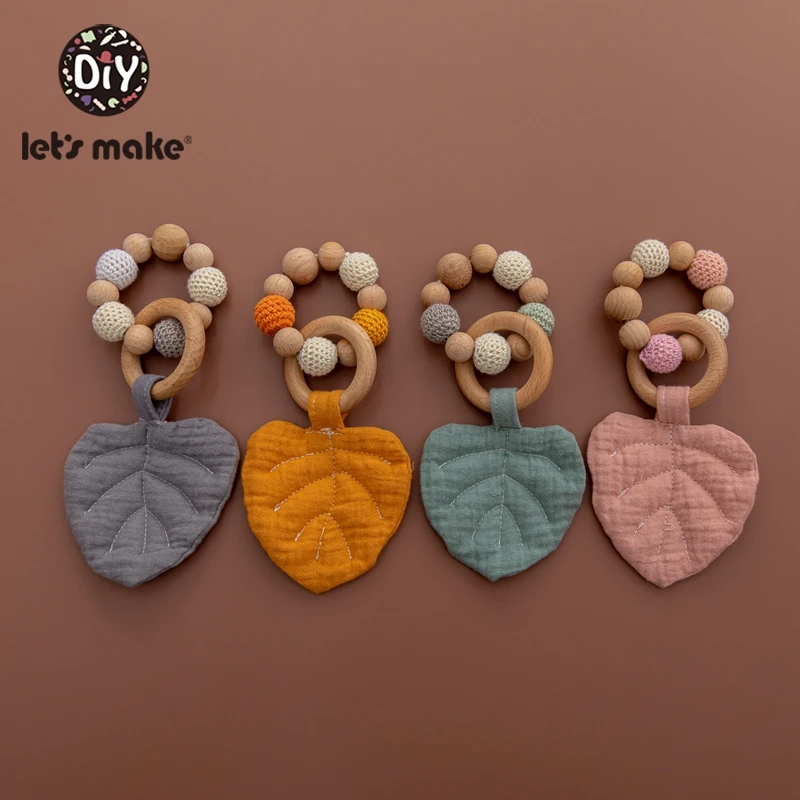 

Let'S Make 1Pc Baby Toys Baby Bibs Waterproof Leaf Shape Baby Eating Accessory Bpa Free Silicone Teethers Baby Teether Stuff