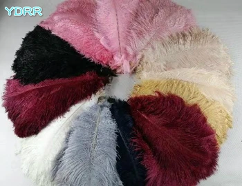 

30 pieces one bag good price white ostrich feathers hot-selling wedding feather plumes for hotel table decoration centerpieces