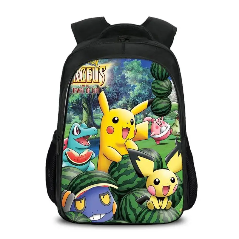 Ash Ketchum/Пикачу школьные рюкзаки для девушек мальчиков рюкзак переноски детей