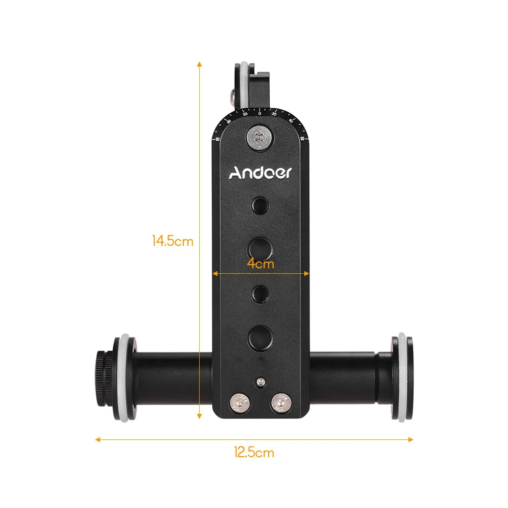 Andoer PPL-06S Pro Алюминиевый сплав моторизованный видео камера операторская тележка на рельсах слайдер+ держатель для телефона для GoPro Hero 7 Canon sony DSLR камеры