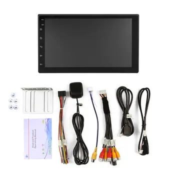 

New Double Din 7 Inch 1080P Android 8.1 Car Stereo Gps Navigation Radio Player 1G+16G Wifi With 5 Points Capacitive Touch Screen