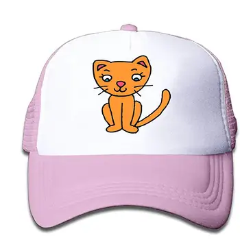 

Boys&Girls Cute Kitten Adjustable Trucker Sun Visor Cap