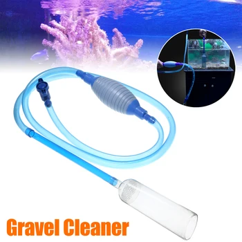 

Aquarium Cleaner Tool Plastic Siphon Gravel Cleaner Filter for Fish Tank Vacuum Water Change Pump Tool