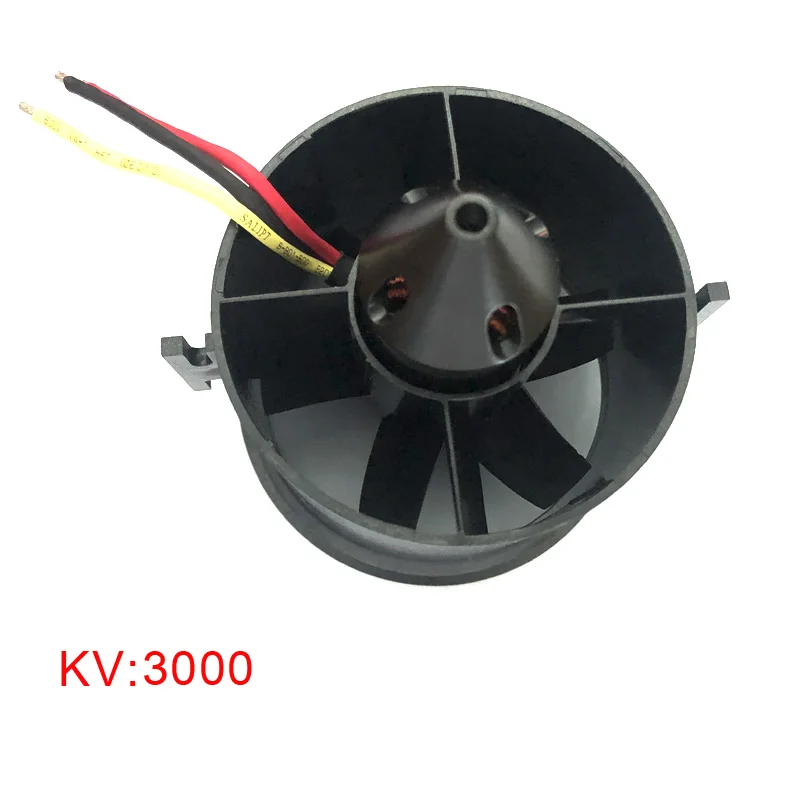 QX MOTOR 70 мм 6 лопастей воздуховод EDF с 2839 3200KV /3000kv мотор бесщеточный для RC модель