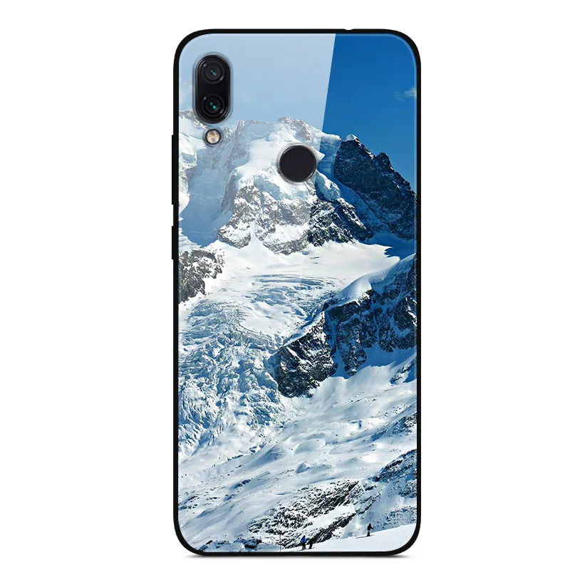 Для Xiaomi Redmi 7 Чехол для Redmi 7A чехол жесткое стекло закаленное покрытие для Redmi 5 5plus чехол Fundas на Redmi 6 6A чехлы для телефонов - Цвет: Белый