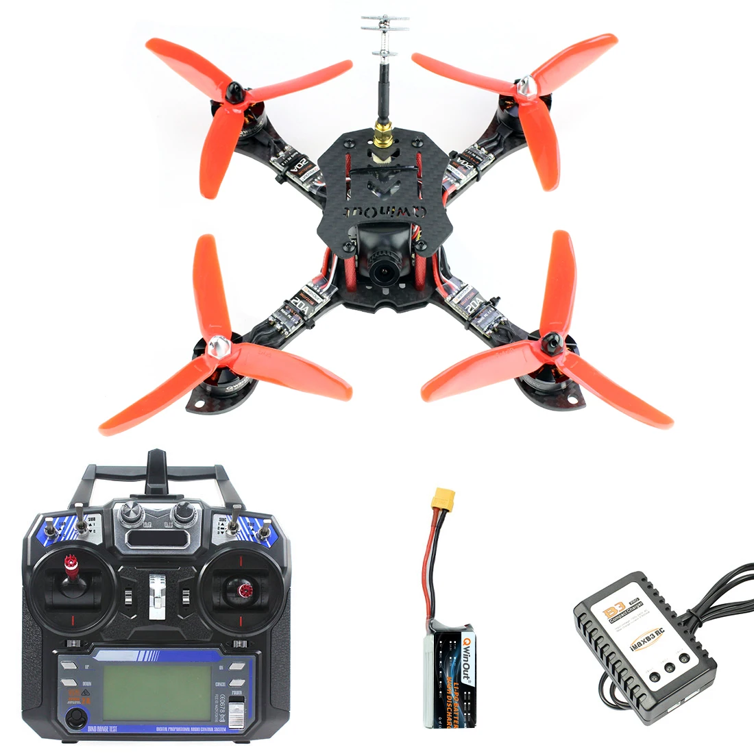 JMT 210 мм RTF FPV Мультикоптер гоночный Самолет мини гонщик с Flysky FS I6 передатчик F4 Pro(V2)