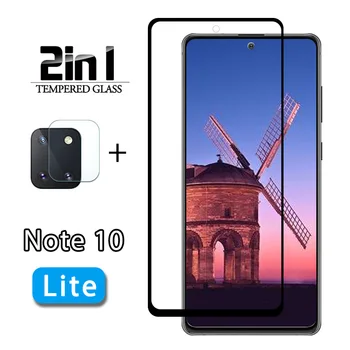 

2 in 1 glass for samsung galaxy note 10 lite screen protector note10 light protective case note10lite tempered film nott cover