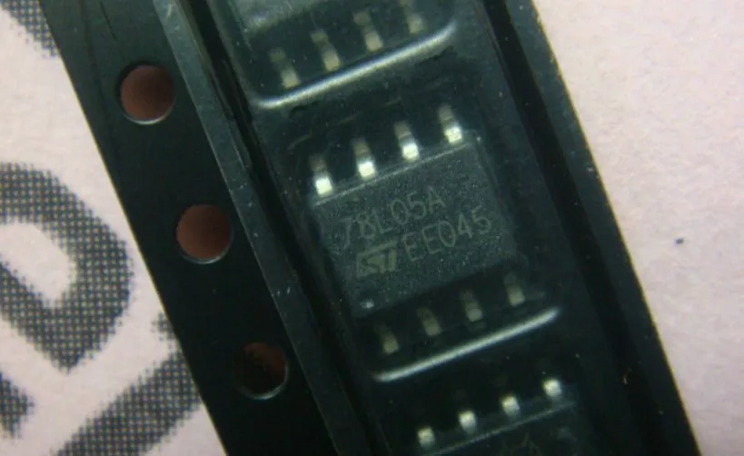Бесплатная доставка 100 шт./лот 78L05A L78L05ABD13TR 78L05 SOP8 L78L серии mA 5 V с тремя клеммами