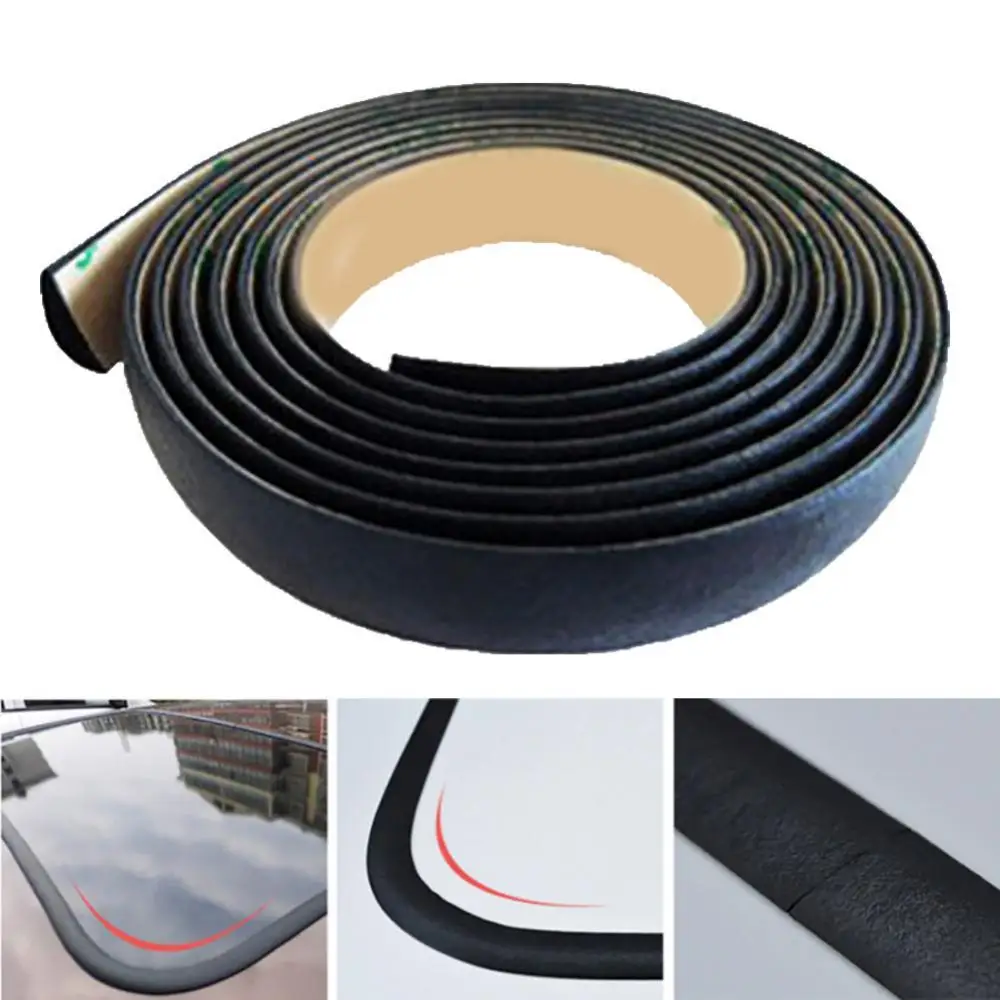 

300cm Car Waterproof Rubber Sealing Strips Trim For Auto Car Front Rear Windshield Sunroof Triangular Window Edge Weatherstrip