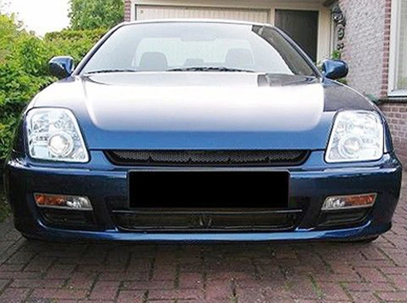 Используется для Honda Prelude racing grills 1997 98 99 00 21 год углеродное волокно рефитт передний центр гоночная решетка крышка аксессуары