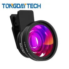 Tongdaytech объектив для мобильного телефона 0.45x Супер широкоугольный 12.5x Супер Макро объектив HD объектив камеры для iPhone 7 8 X XS Max huawei Xiaomi