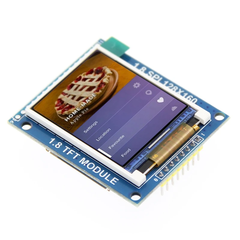 1.8 Inch TFT LCD Module LCD Screen Module SPI Serial 4 IO Driver TFT Resolution 128x160