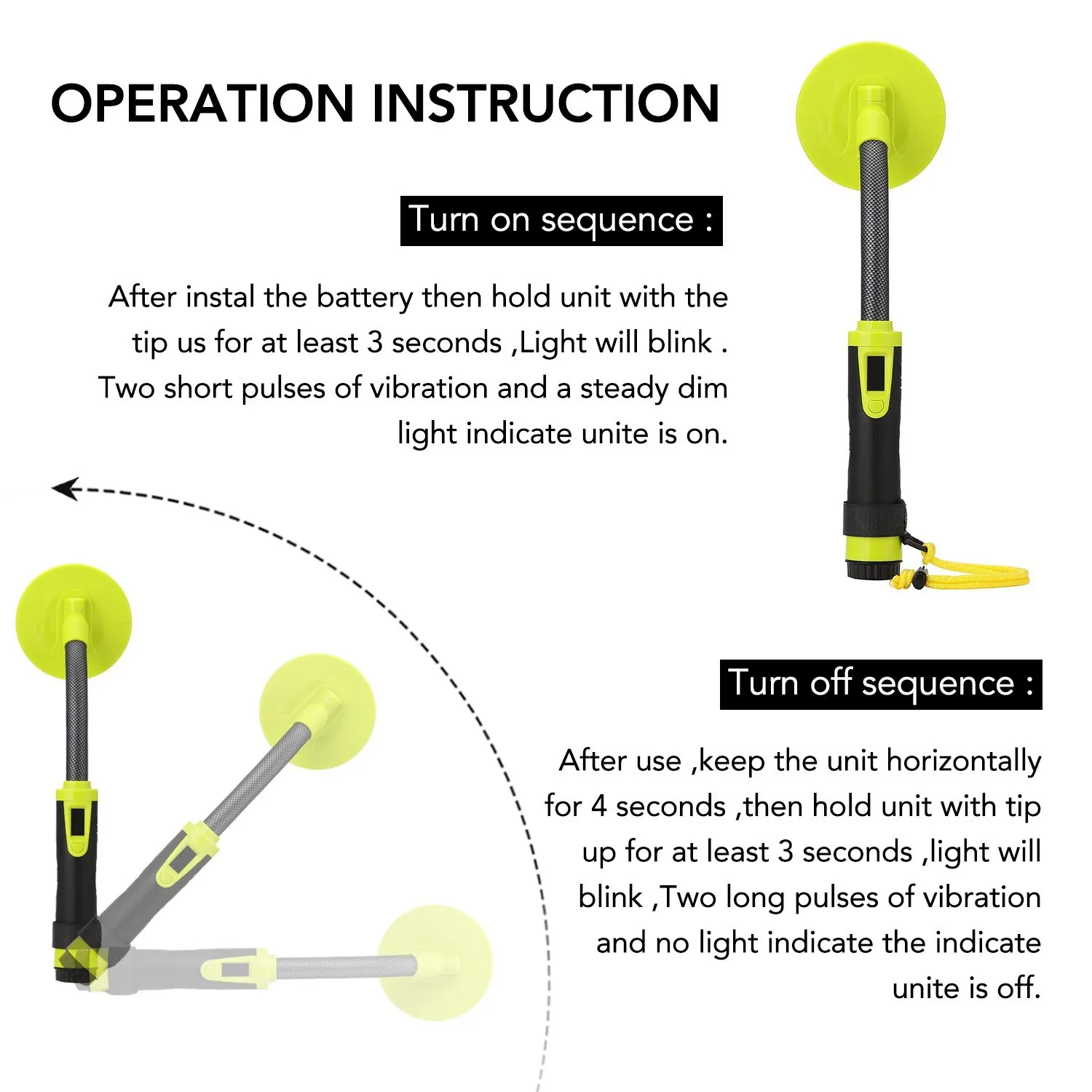 Портативный металлоискатель Высокочувствительный детектор с ЖК дисплеем 5
