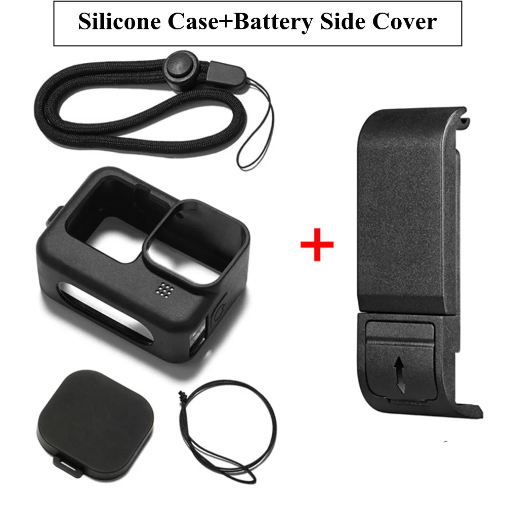 Flip Battery Cover with Type-C Charging Port for GoPro Hero Accessories
