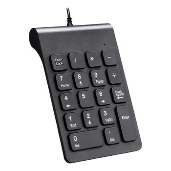 

Mini USB Wired Numeric Keypad Numpad 18 Keys Digital Keyboard for Accounting Teller Laptop Windows Android Notebook Tablets PC