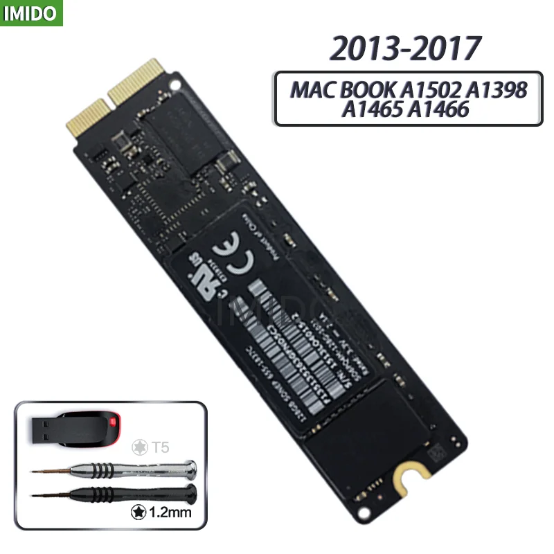 SSD-накопитель 256 ГБ 512 1 ТБ для Macbook Pro Retina A1502 A1398 Air A1465 A1466 2013 дюйма 2014 | Компьютеры и